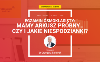 Egzamin ósmoklasisty – arkusz próbny